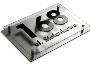 Tablica adresowa na dom aluminium 30x40