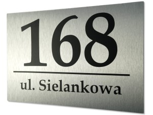 Tablica z numerem domu 20x30